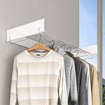 Hidden clothes drying rack