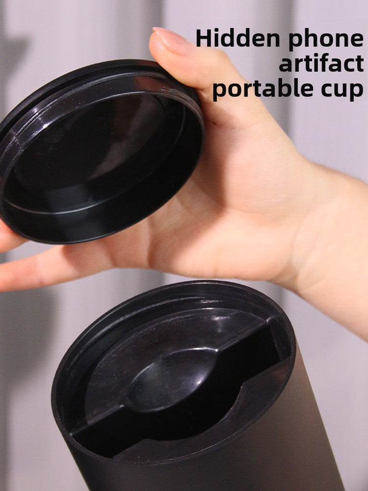 Hidden Phone Water Bottle with Secret Compartment