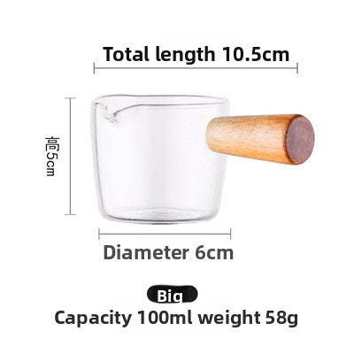 High borosilicate glass baby cup