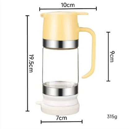 High Borosilicate Glass Honey Bottle with Drip-Free Lid