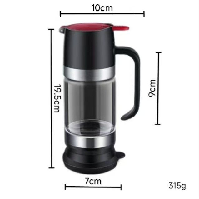 High Borosilicate Glass Honey Bottle with Drip-Free Lid