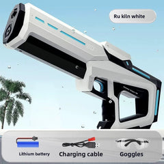 white linked water gun