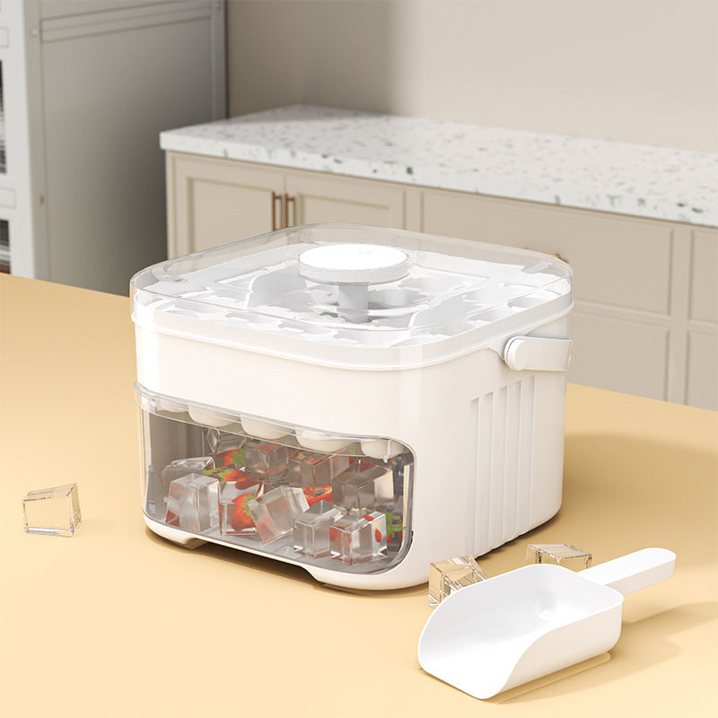 High-Capacity Ice Storage Refrigerator