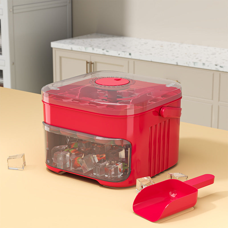 High-Capacity Ice Storage Refrigerator