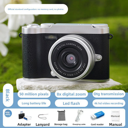 High-definition campus photo and video shooting card camera