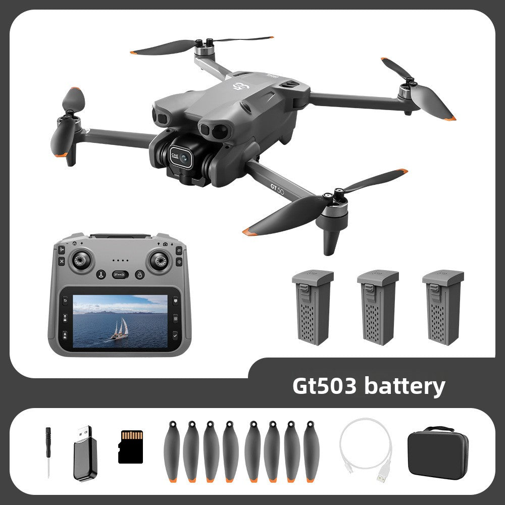 High-definition drone with built-in screen