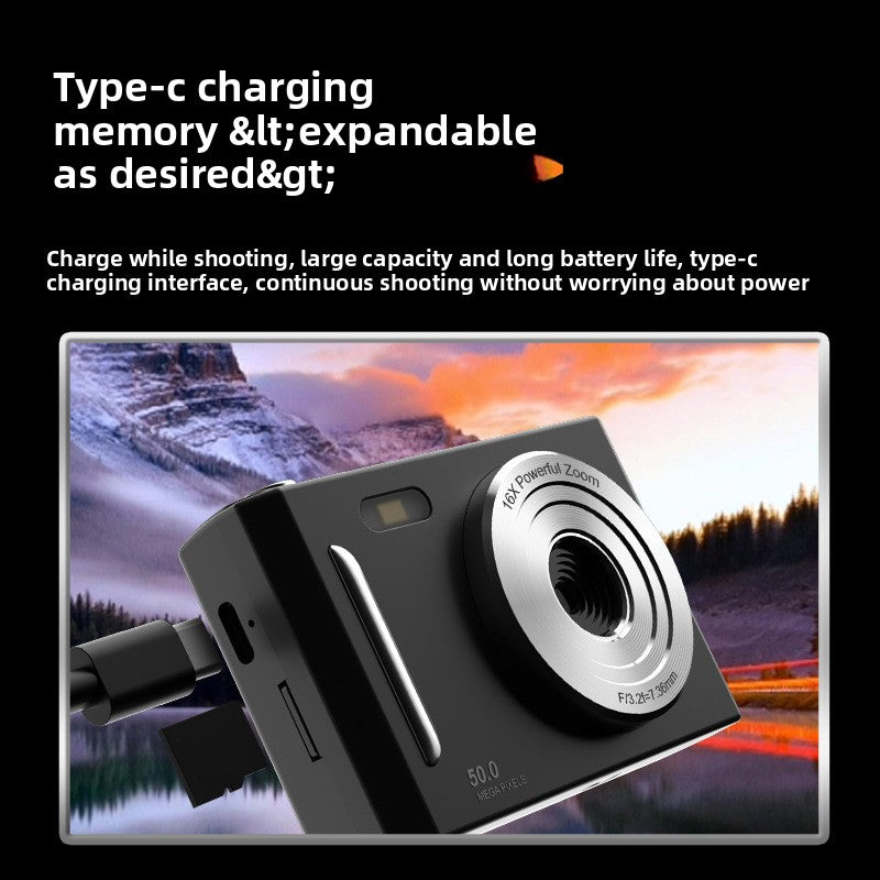 High-definition dual-camera digital camera