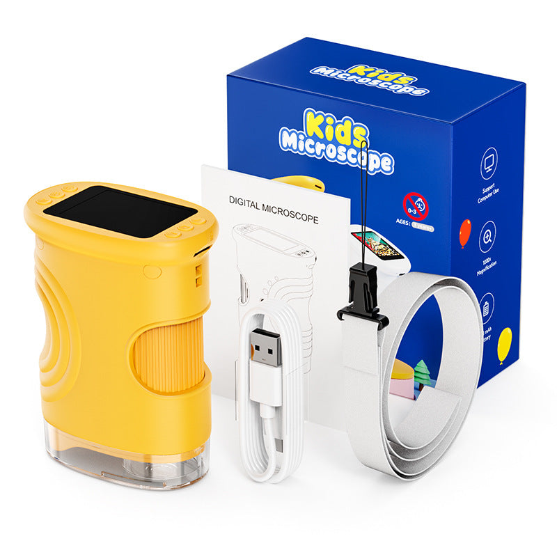 High-Definition Imaging Microscope Children's Science and Education Toy