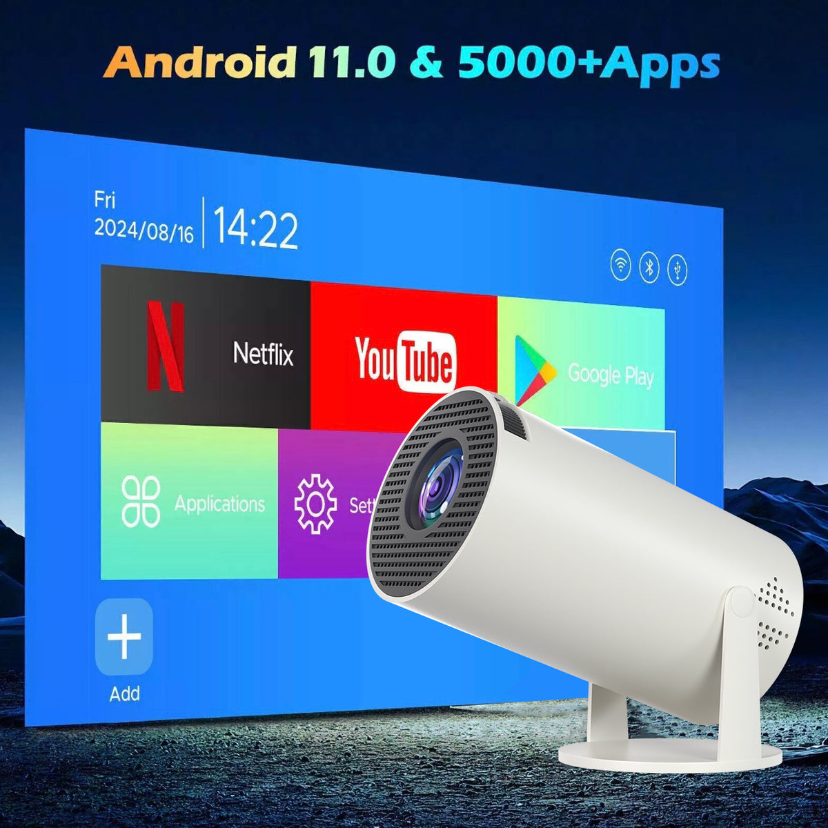 High-definition portable projector