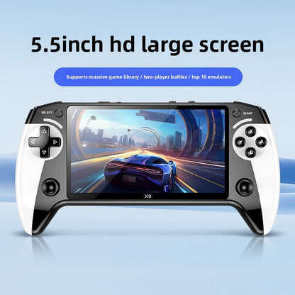 High-definition screen handheld game console