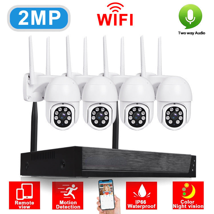 High-definition security camera system kit