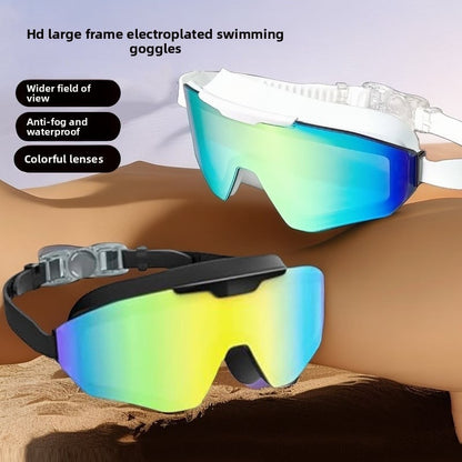 High-definition waterproof and anti-fog swimming goggles for adults