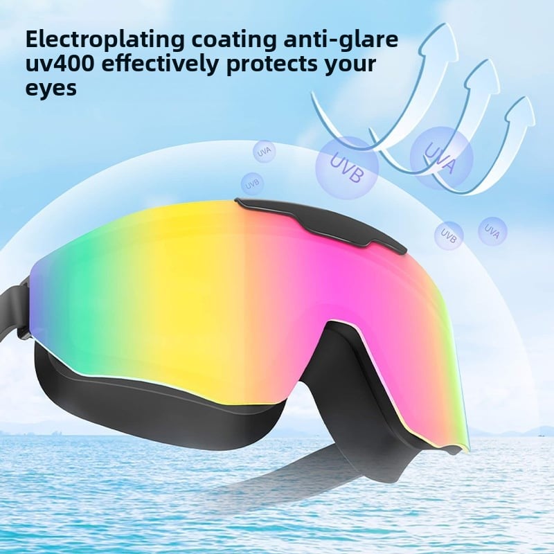 High-definition waterproof and anti-fog swimming goggles for adults