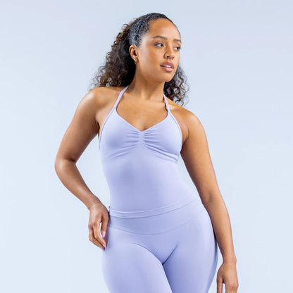 High-Elastic Halterneck Sports Bra