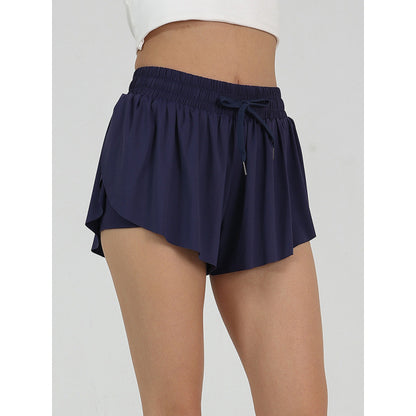 High Elastic Nylon Skin-friendly Pocket Tennis Skirt