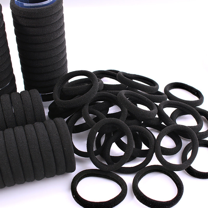High Elastic Thick Payertail Black Hair Rope