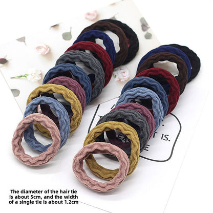 High Elastic Thick Payertail Black Hair Rope