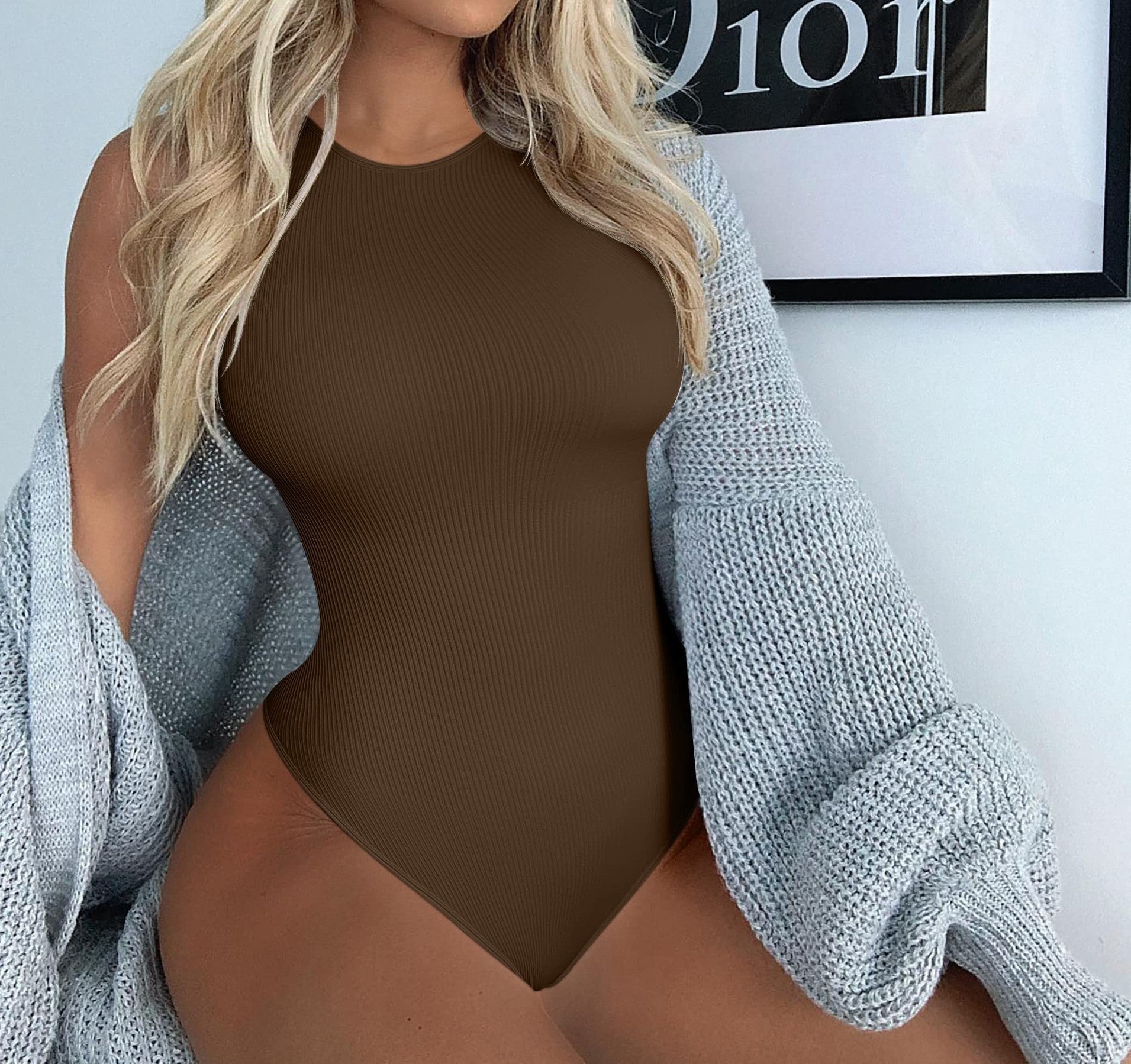 High Elastic Waist Shaping Bodysuit