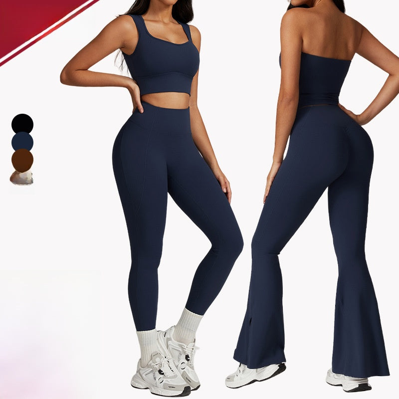 High Elastic Yoga Running Sports Suit Set