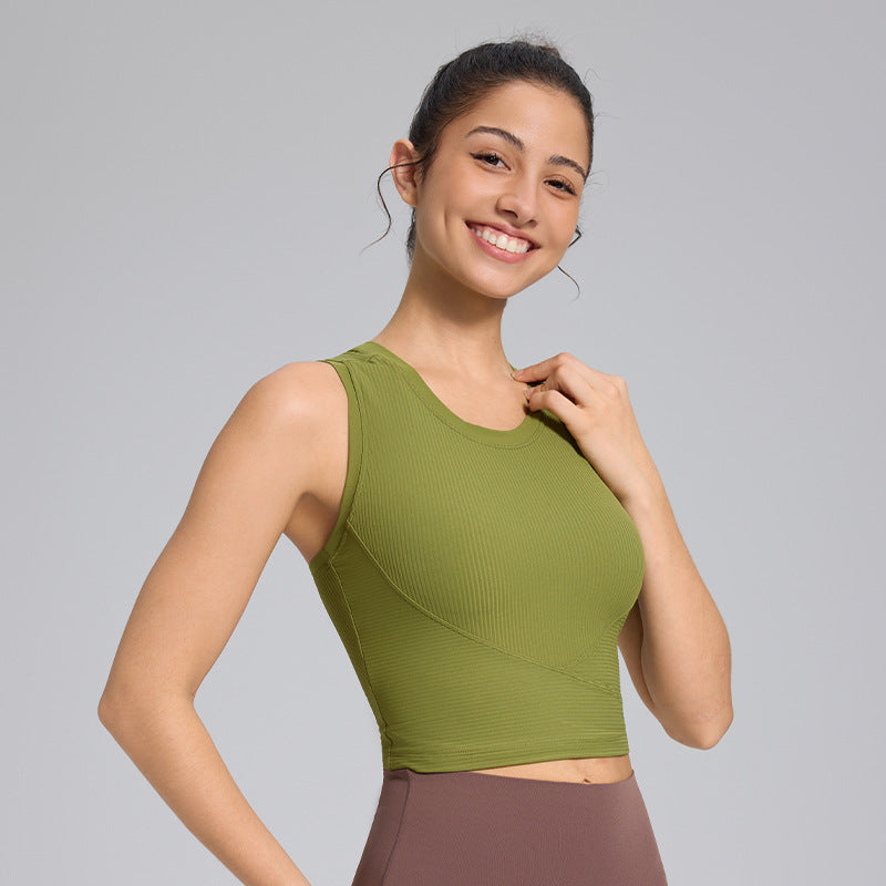 High Elastic Yoga Vest for Women