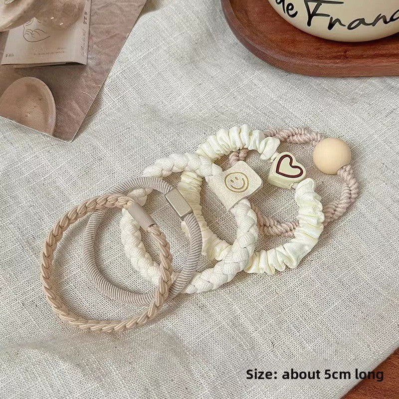 High elasticity colorful large loop children's elastic band