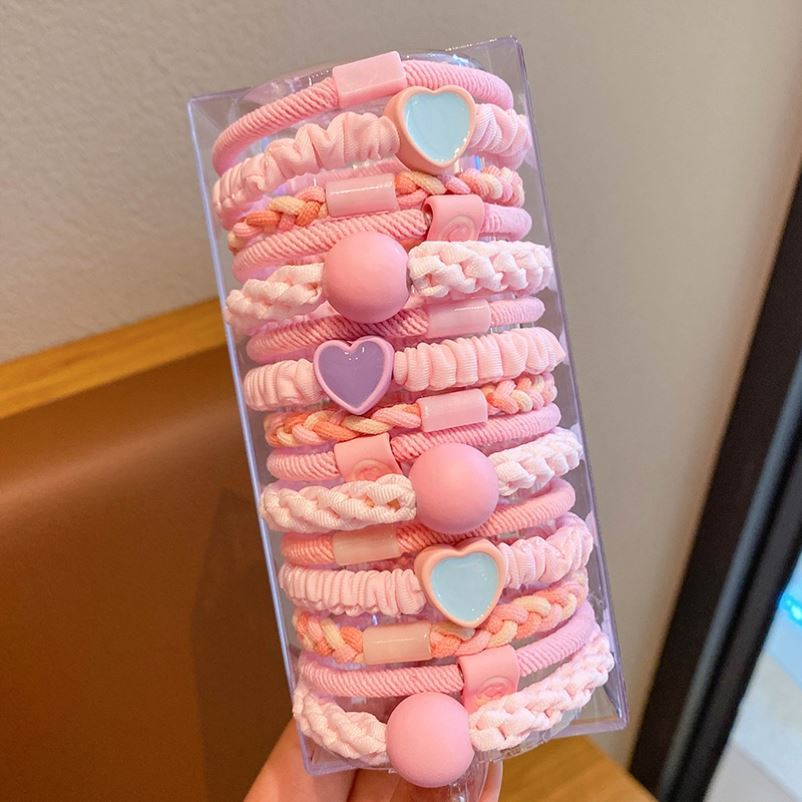 High elasticity colorful large loop children's elastic band