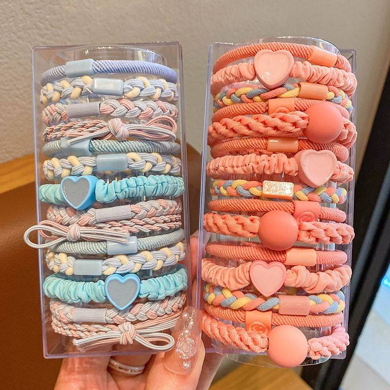High elasticity colorful large loop children's elastic band