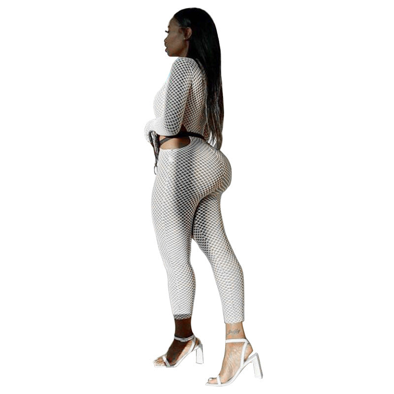 High elasticity one-piece pants