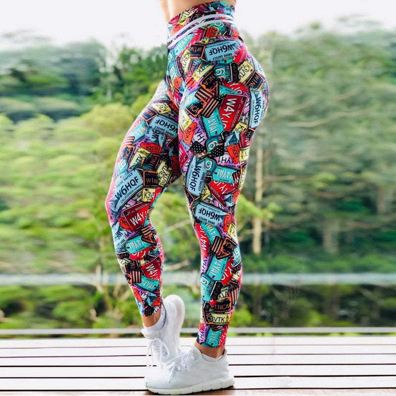 High-Elasticity Quick-Dry Yoga Running Tights