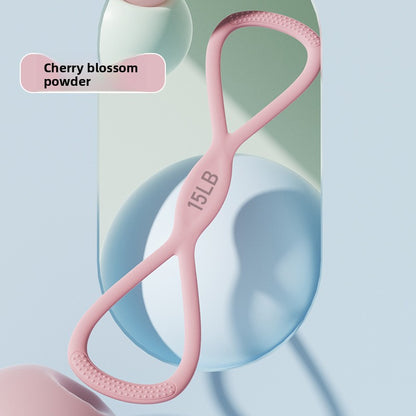 High elasticity silicone eight-shaped tension rope