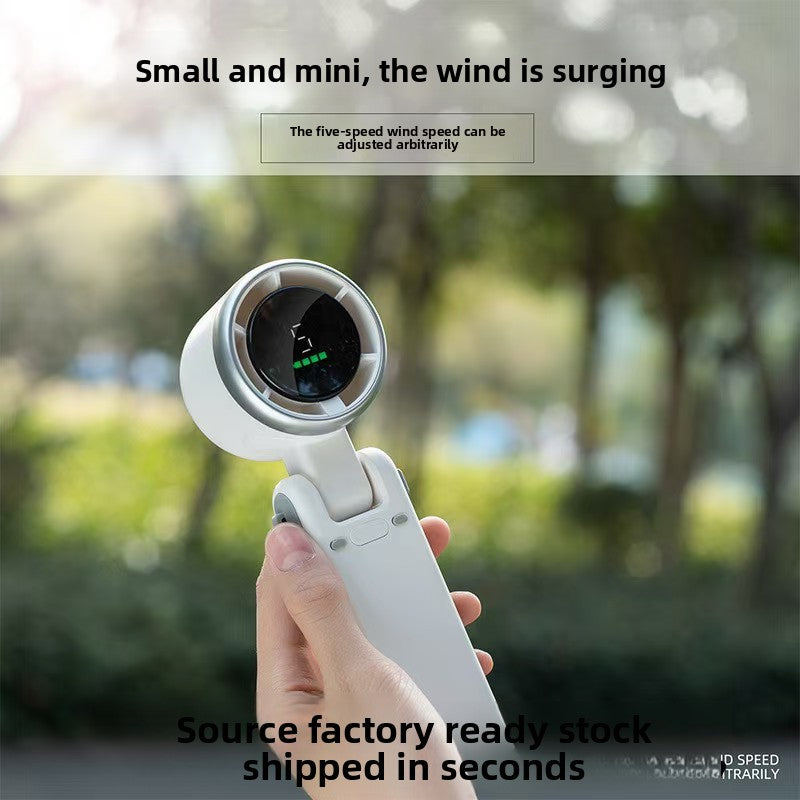 High-end handheld mini fan