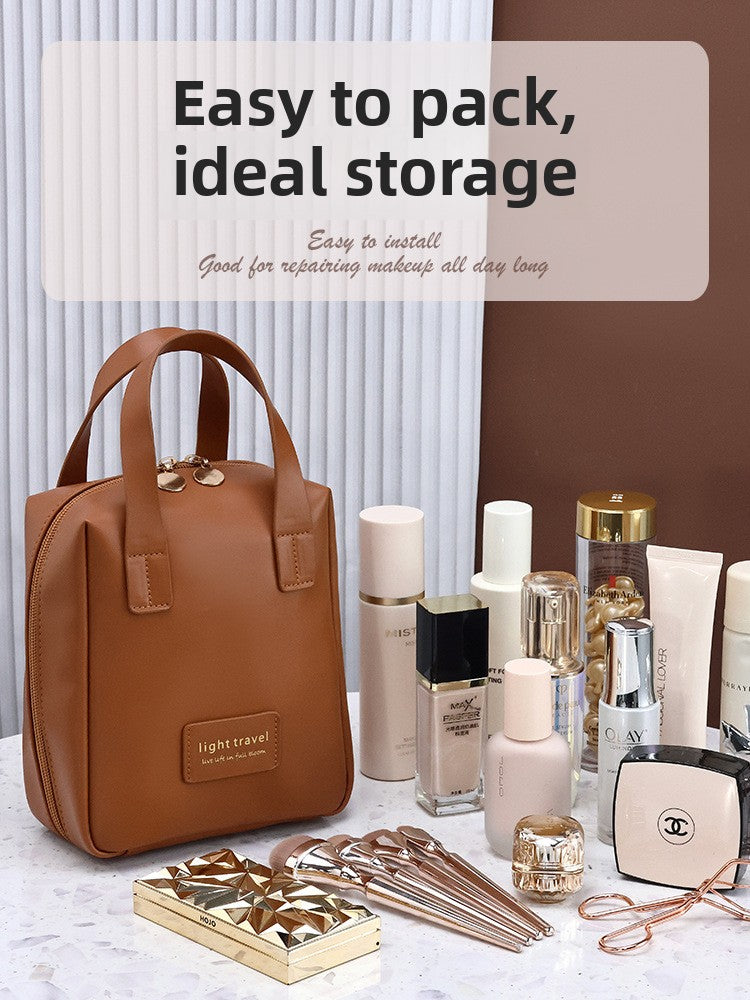 High-End Large Capacity PU Cosmetic Bag