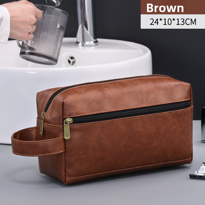 High-end men's toiletries and cosmetics storage bag