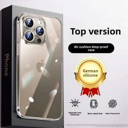 High-end transparent full-coverage phone case