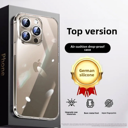 High-end transparent full-coverage phone case