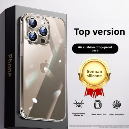 High-end transparent full-coverage phone case