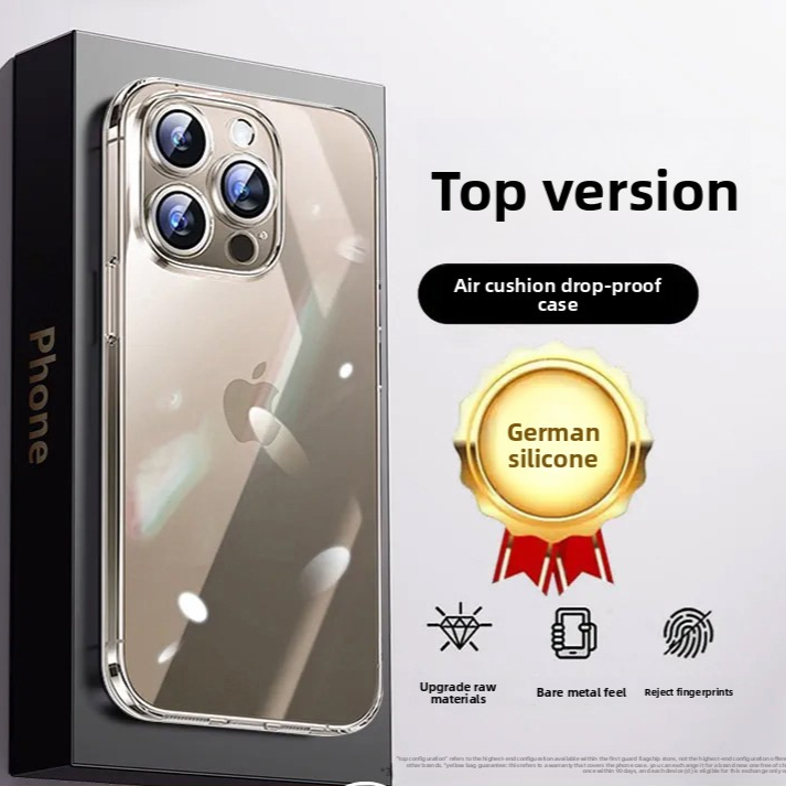 High-end transparent full-coverage phone case