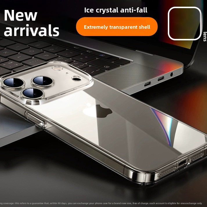 High-end transparent full-coverage phone case