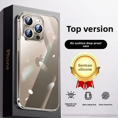 High-end transparent full-coverage phone case