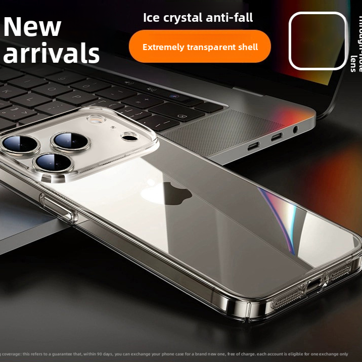 High-end transparent full-coverage phone case