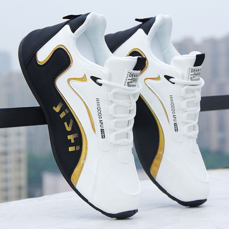 High-end travel shoes with waterproof and anti-slip leather surface