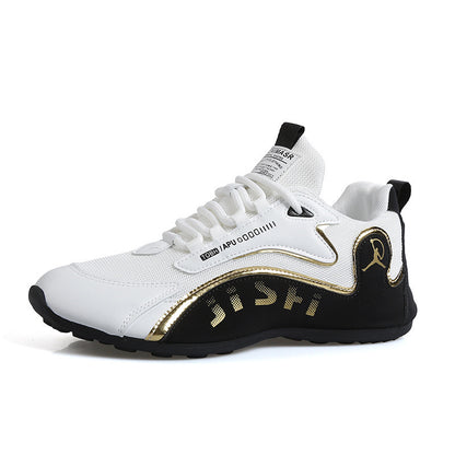 High-end travel shoes with waterproof and anti-slip leather surface