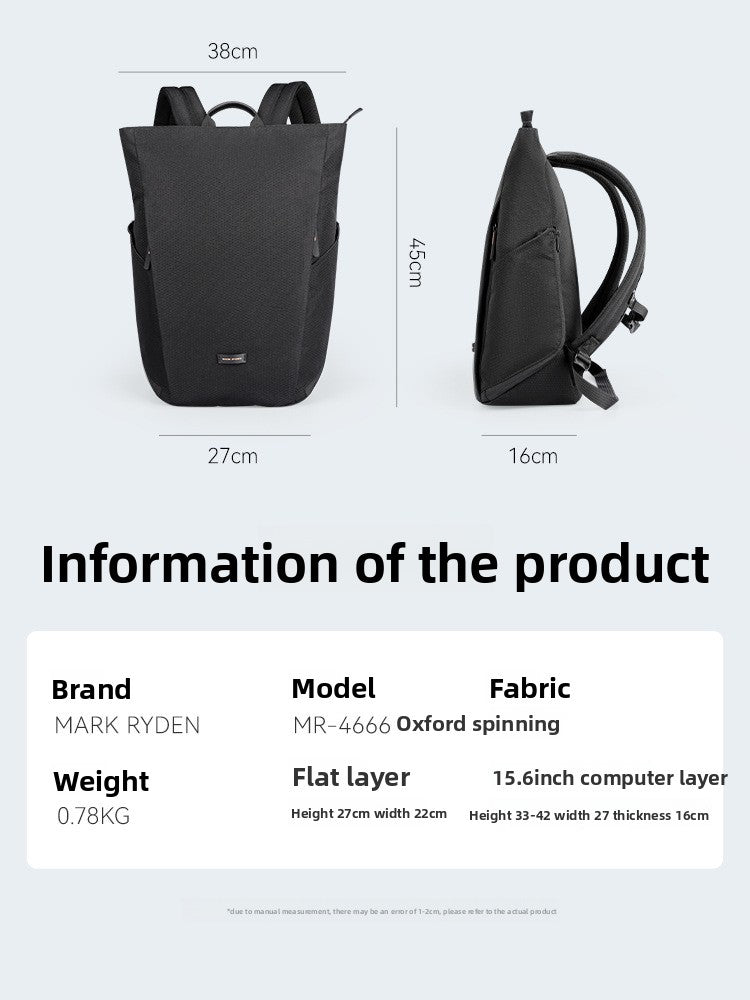 High-end trendy schoolbag travel bag
