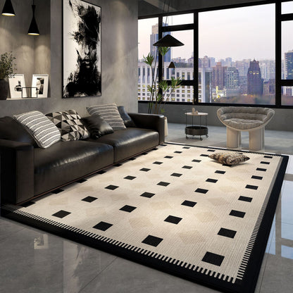 High-end velvet circle living room carpet