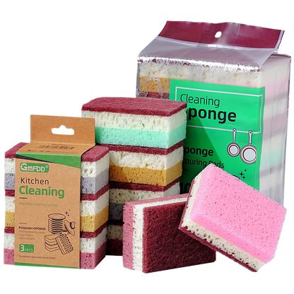 High-foaming porous seaweed sponge sponge