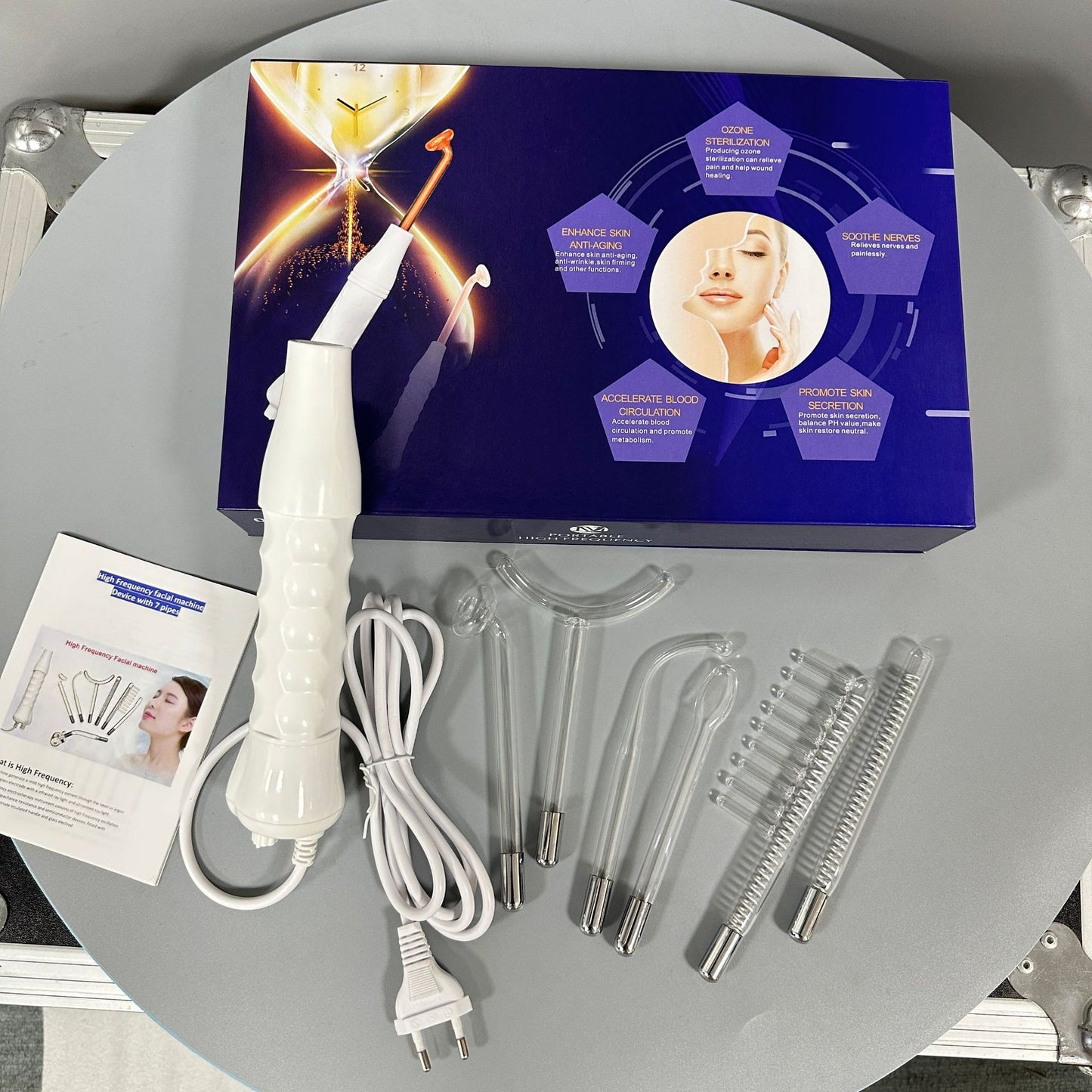 High-frequency electrotherapy device