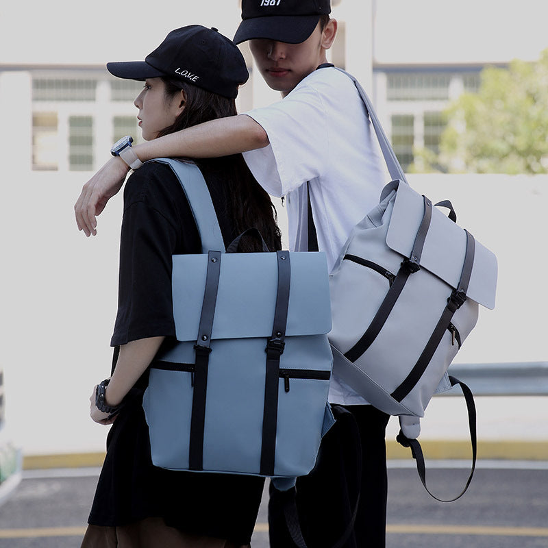 High-grade PU Leather Waterproof Backpack