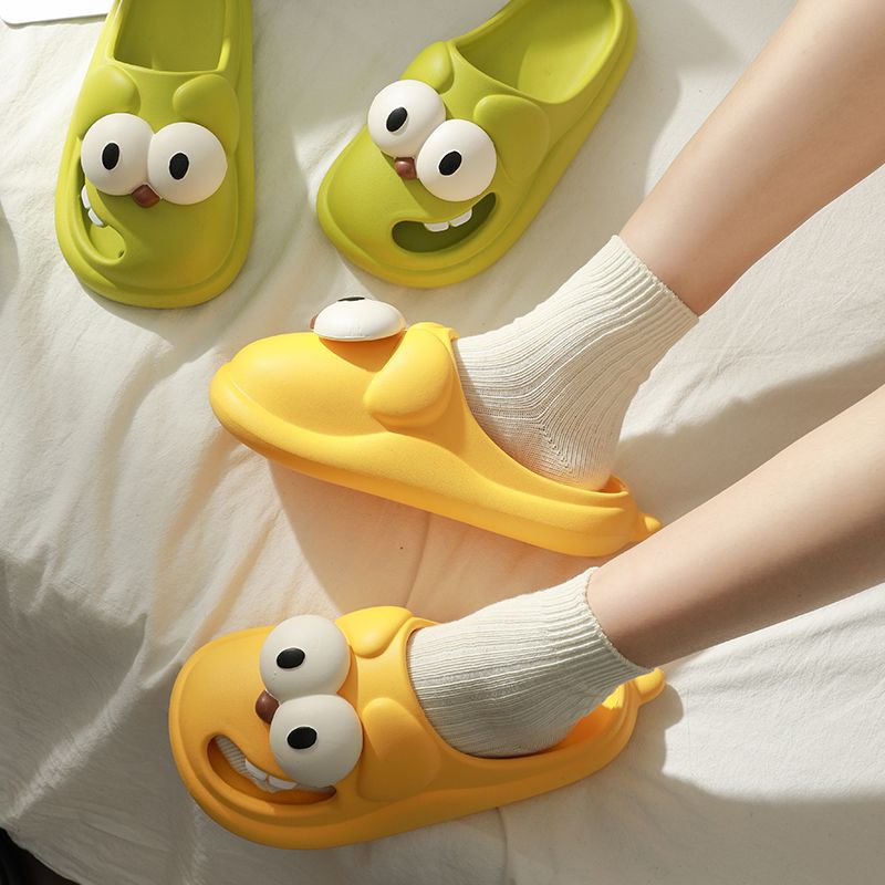 High-heel platform slippers for women, casual summer sandals