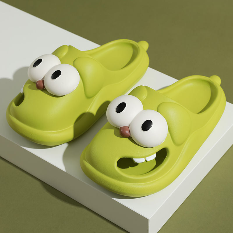 High-heel platform slippers for women, casual summer sandals