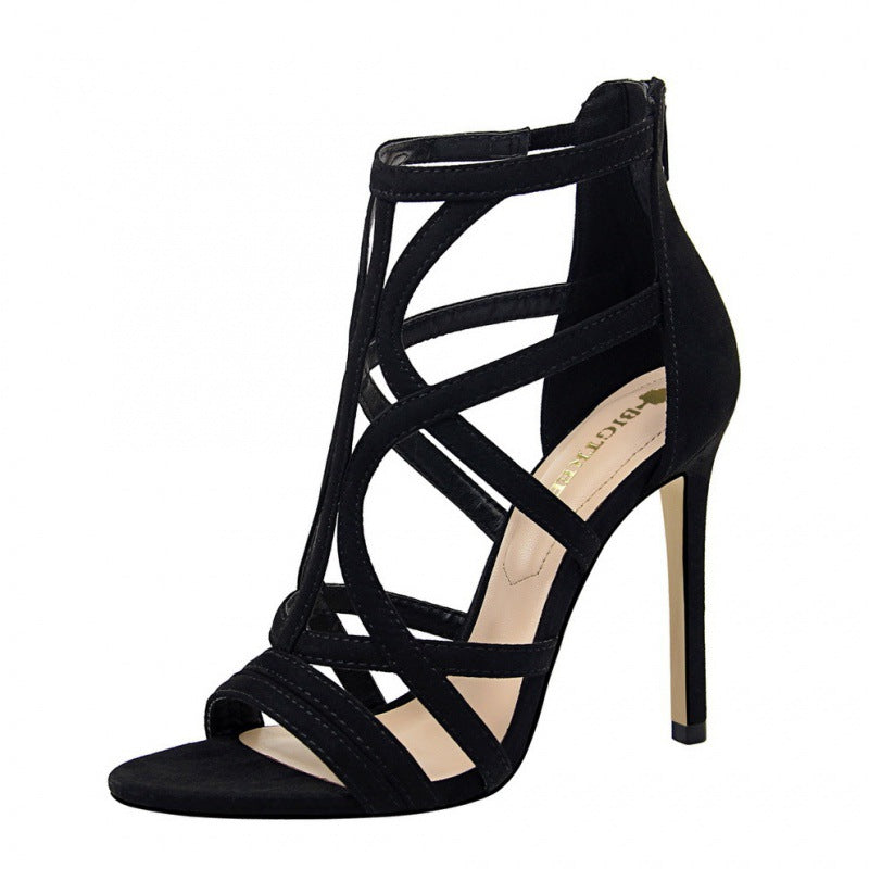 high-heeled shoes